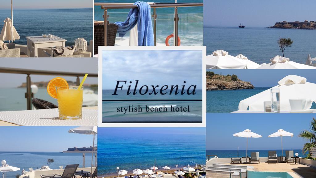 Filoxenia Beach Hotel Rethymno  Екстер'єр фото